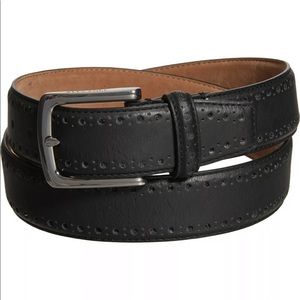 Cole Haan Black Leather Belt NWT